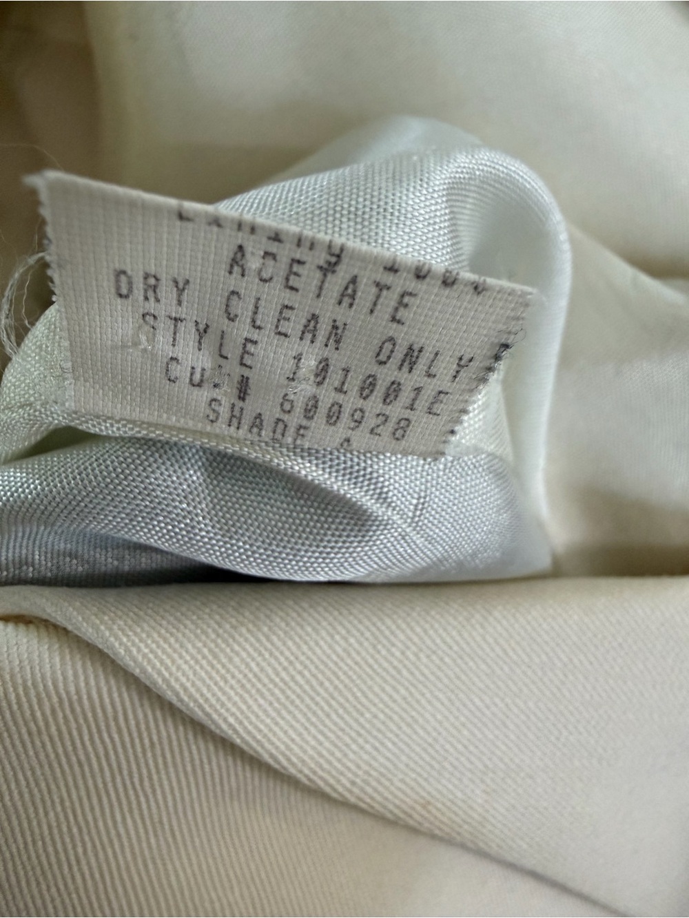 Entre Deux Modes by Carrie Rouveyrol Women’s Cropped Blazer Jacket Ivory Size 6 - Picture 7 of 8